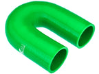 Codo de silicona 180° 57 mm verde