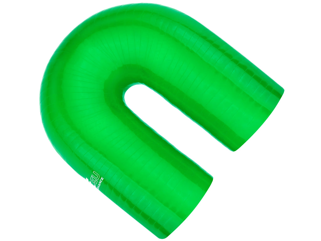 Codo de silicona 180° 54 mm verde