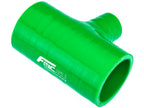 Pieza en T 76/25 mm verde