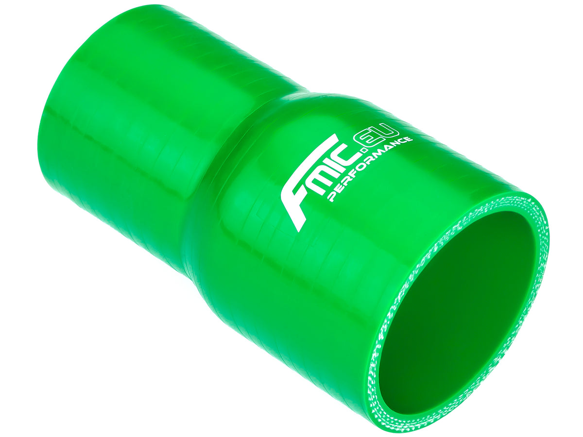Reductor recto de silicona 60/80 mm verde