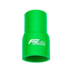 Silicone straight reducer 60/89 mm green