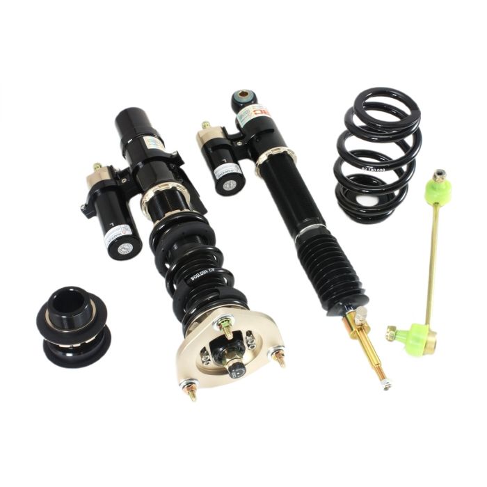 Amortiguadores BC Racing H-04-ER para VW Golf V/VI (GTI/TDI) MK5/V5/MK6/V6 PQ35 2005-2009 (Amortiguador de 54,5 mm EXC 1.6L)