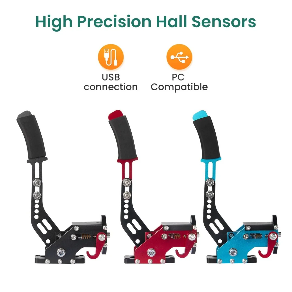 Freno de mano Hall SIMSONN para simulador Simracing - Azul