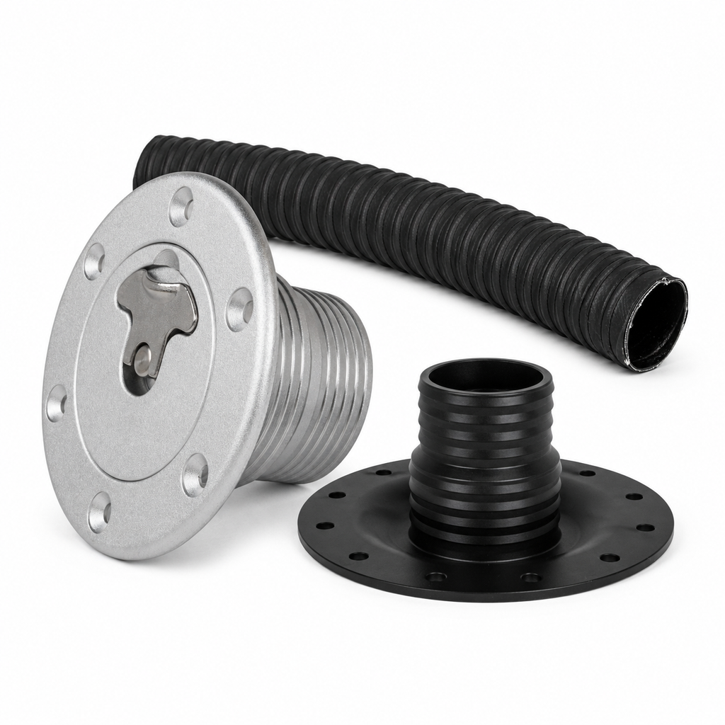 Kit de llenado de combustible de 50mm Negro