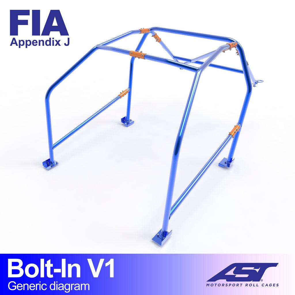 Arco de seguridad Honda Civic (EG/EH) Hatchback 3 puertas Bolt In V1
