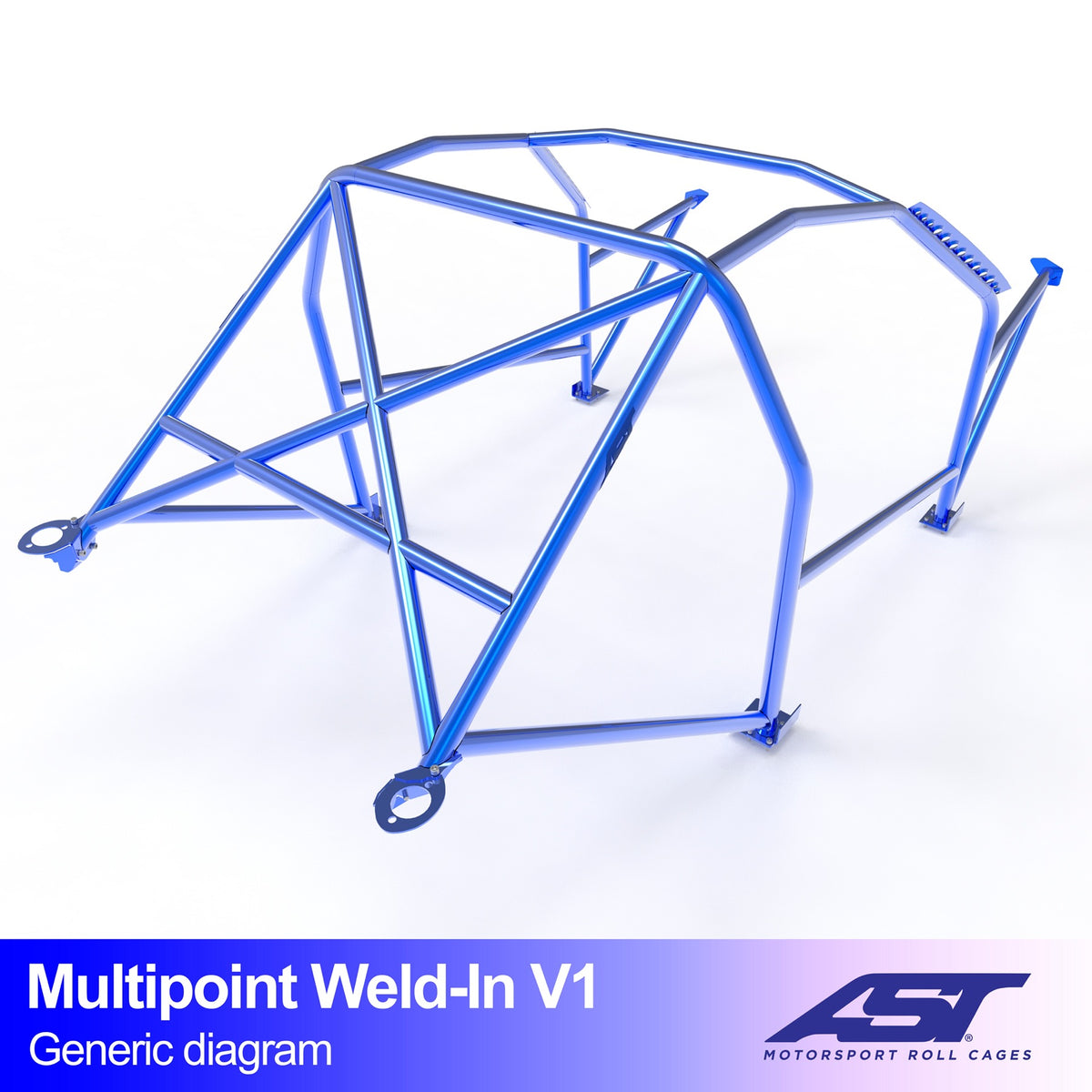 Arco de seguridad Honda Prelude (5gen) Coupé 2 puertas Multipoint Weld In V1