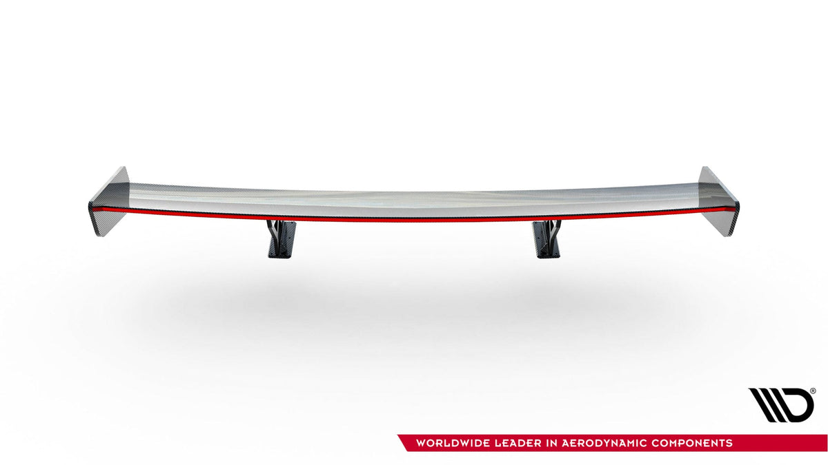 Alerón de carbono con soportes internos + LED para Honda Civic SI Mk10