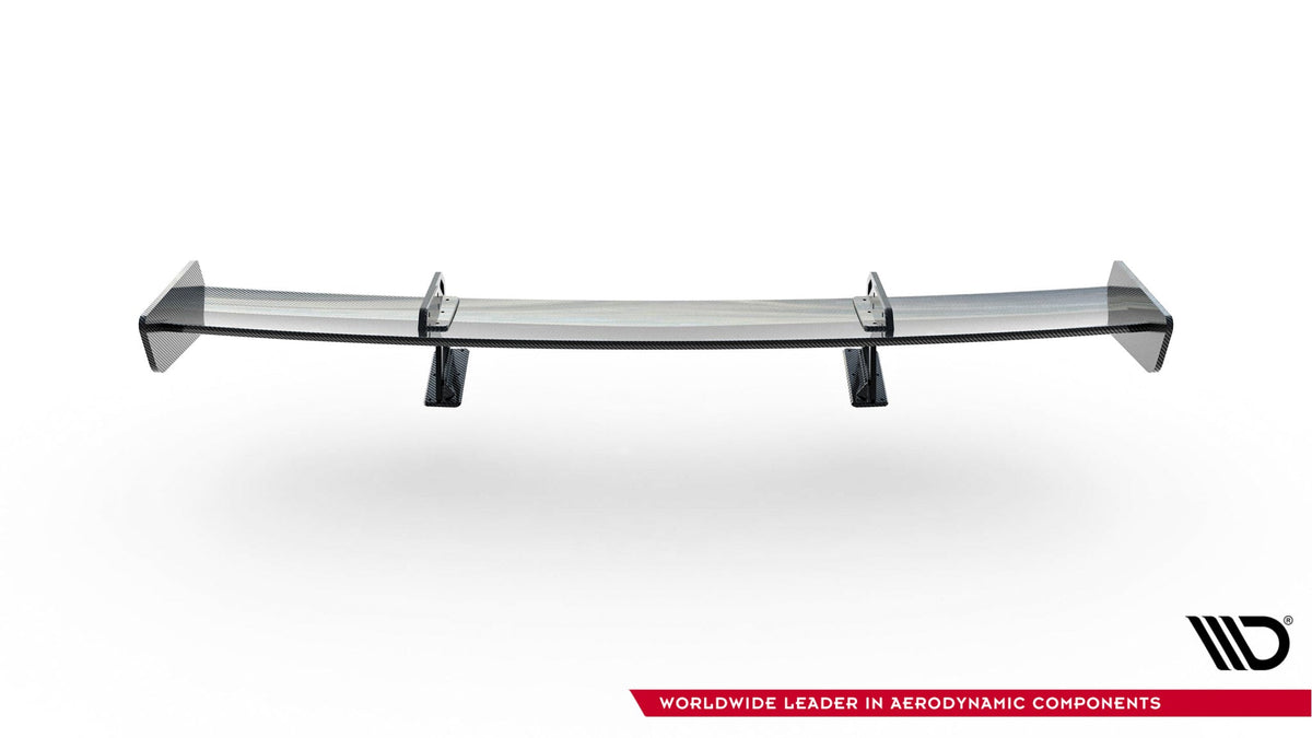 Alerón de carbono con soportes cuello de cisne para Honda Civic SI Mk10