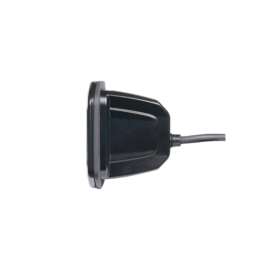 Faro de trabajo LED Purelux negro empotrable cuadrado 12 cm 40W haz ancho