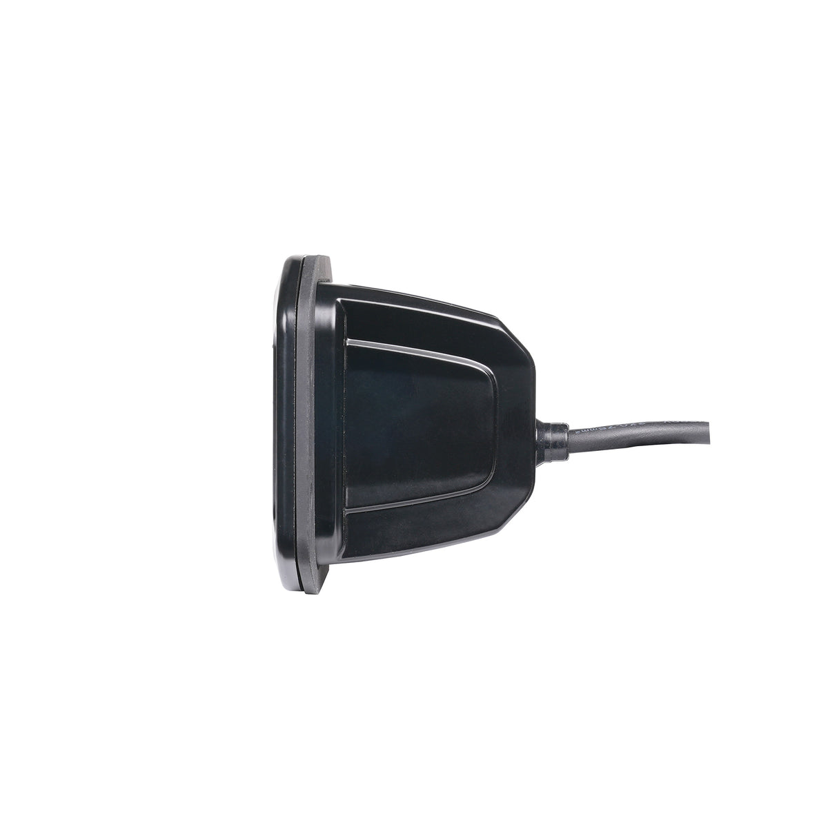 Faro de trabajo LED Purelux negro empotrable cuadrado 12 cm 40W haz ancho