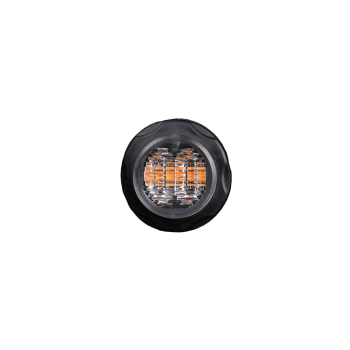 Purelux round LED warning beacon strobe light 12V 24V 36mm 8W