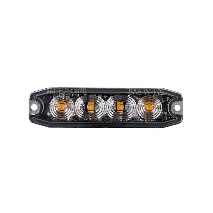 Purelux Ultra Slim 12V 24V 96mm 8W LED Strobe Warning Beacon