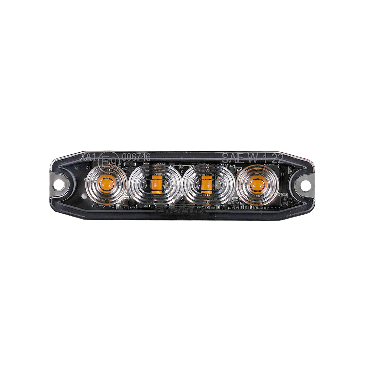 Luz de advertencia rotativa LED Purelux Strobe Ultra Slim 12V 24V 96 mm 8W