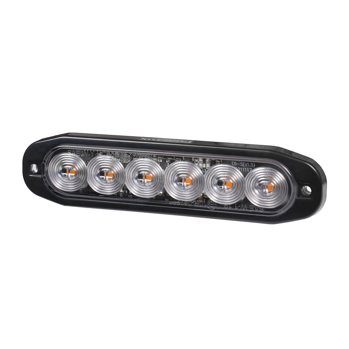 Luz de advertencia rotativa LED Purelux Strobe Ultra Slim 12V 24V 118 mm 12W