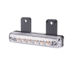 Luz de advertencia rotativa LED Purelux Strobe Sweeper HD 12V 24V 90 mm 18W