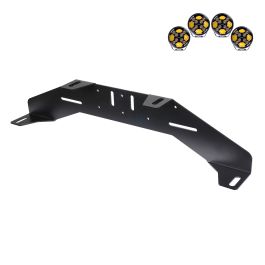 Mounting Bracket for Auxiliary 4 Lights Purelux WRC Black