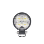 Purelux Terrain Black Mini Round 7cm 12W LED Work Light with Wide Beam