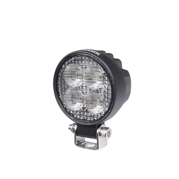 Purelux Terrain Black Mini Round 7cm 12W LED Work Light with Wide Beam