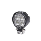Purelux Terrain Black Mini Round 7cm 12W LED Work Light with Wide Beam