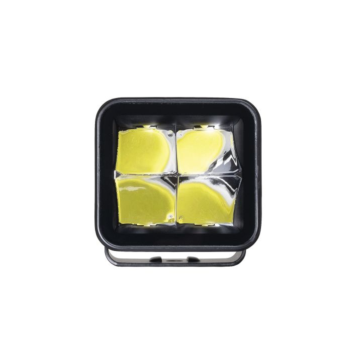 Purelux Black 40-Spot Square LED Work Light, 8 cm, 40 W