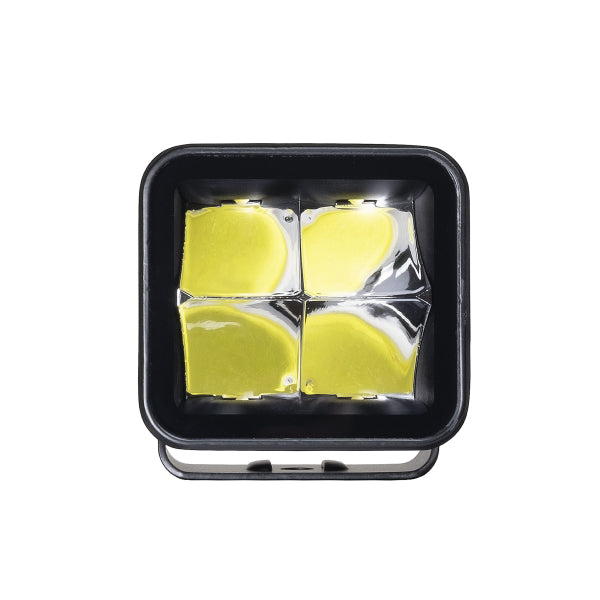 Faro de trabajo LED Purelux Black Square 40 Spot 8 cm 40 W