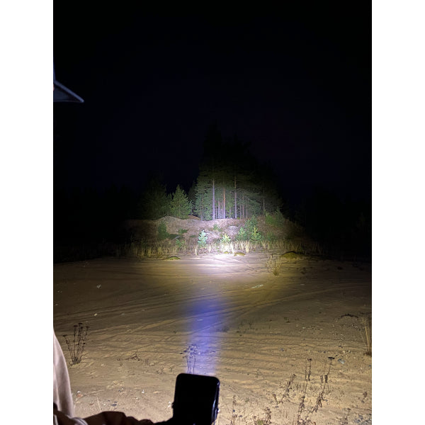 Faro de trabajo LED Purelux Black Square 40 Spot 8 cm 40 W