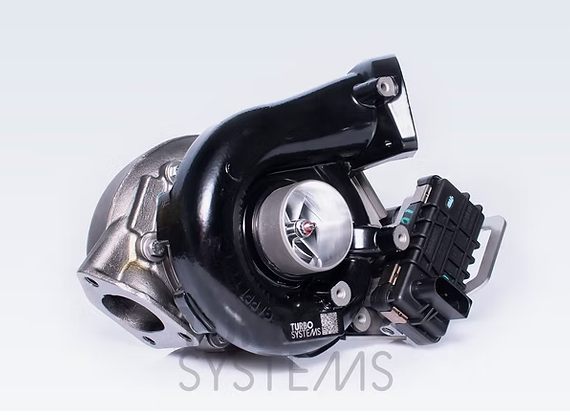 Turbocompresor Upgrade con control de presión electrónico TurboSystems HTD2872 para BMW 3.0d M57 E46 / E83
