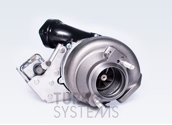 Turbocompresor Upgrade con control de presión electrónico TurboSystems HTD2872 para BMW 3.0d M57 E46 / E83