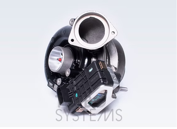 Turbocompresor Upgrade con control de presión electrónico TurboSystems HTD2872 para BMW 3.0d M57 E46 / E83
