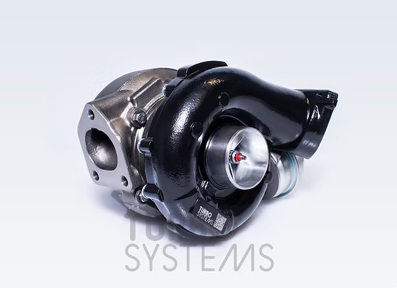 Turbocompresor Upgrade con control de presión por vacío TurboSystems HTD2872 para BMW 3.0d M57 E46 / E83