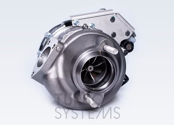 Turbocompresor Upgrade con control de presión electrónico TurboSystems HTD3073BB para BMW 3.0d M57 E46 / E83