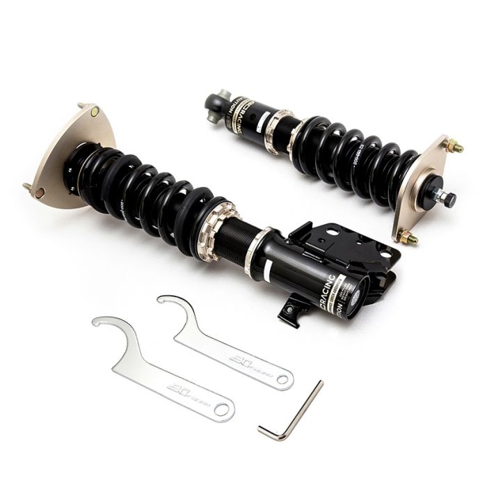 Amortiguadores BC Racing I-04-BR-RH para BMW Serie 3 Sedán E30 1982-1991, 45,1 mm, para soldar, 8/10