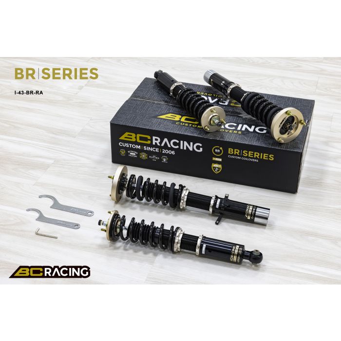 BC Racing I-43-BR-RA Coilovers for 1975-1981 BMW 3 Series E21 (51mm Strut) (Weld-on)