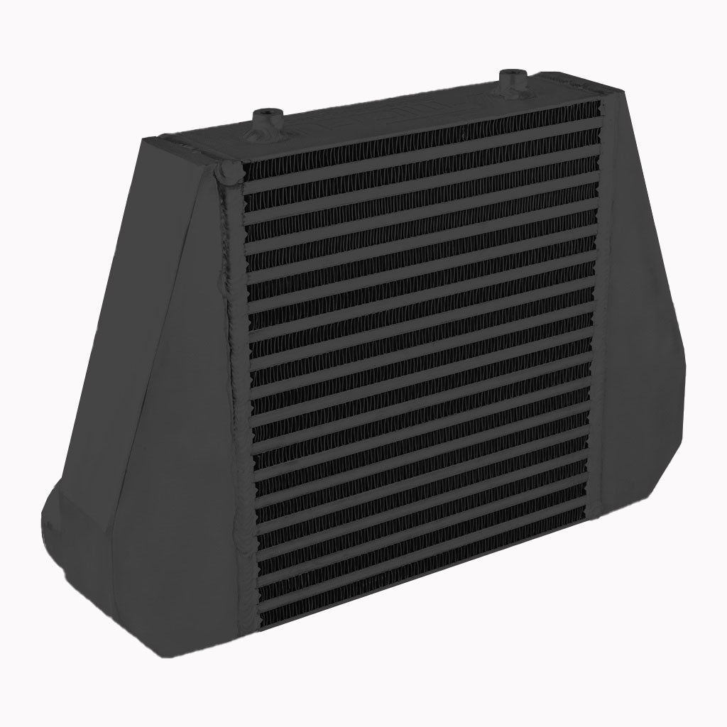 Intercooler 280x300x76 mm FMIC.EU entrada/salida trasera negro