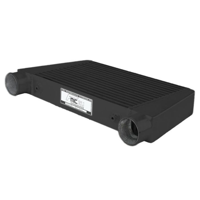 Intercooler 450x280x76mm FMIC.EU Upward Inlet/Outlet, black.