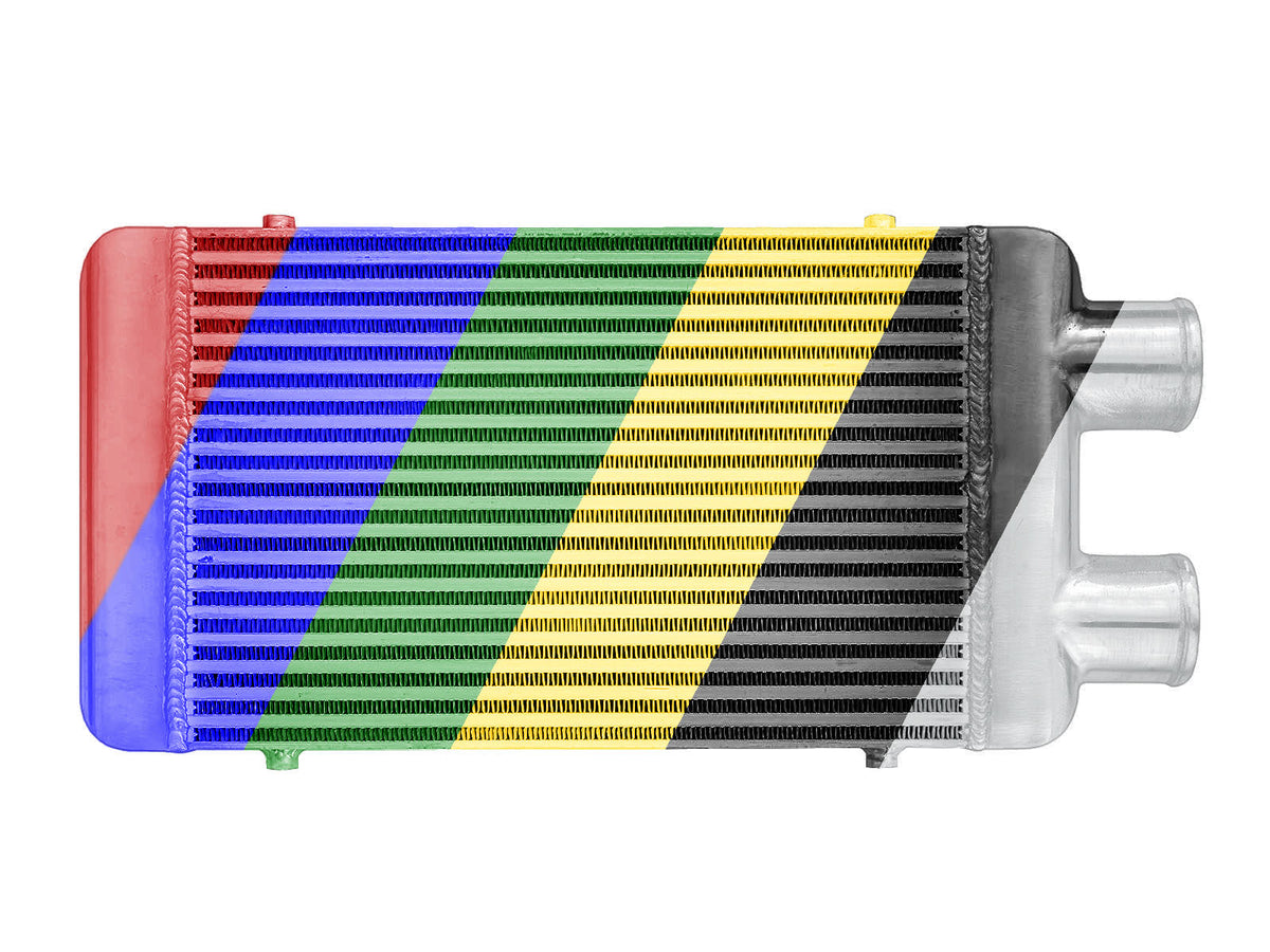 Intercooler 450x300x76 mm One-side en color FMIC.EU