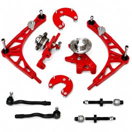 CLM steering angle lock kit for BMW E30 Red