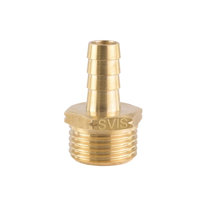1/2" to 14 mm brass push-fit adapter.