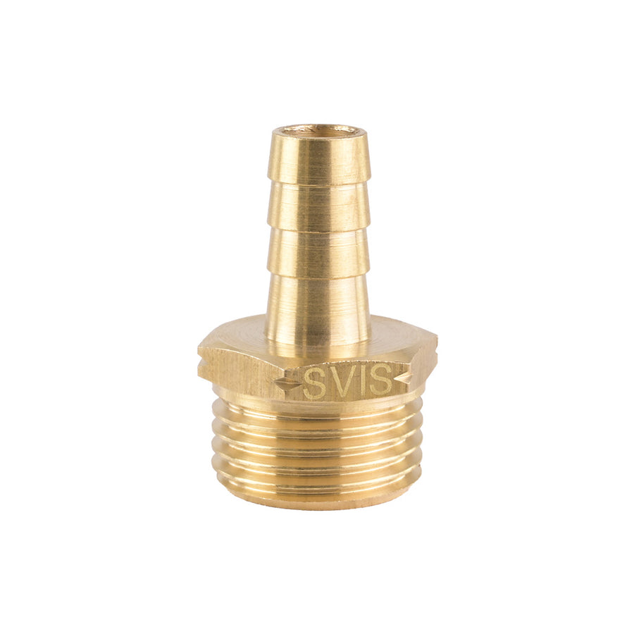 1/2" to 14 mm brass push-fit adapter.