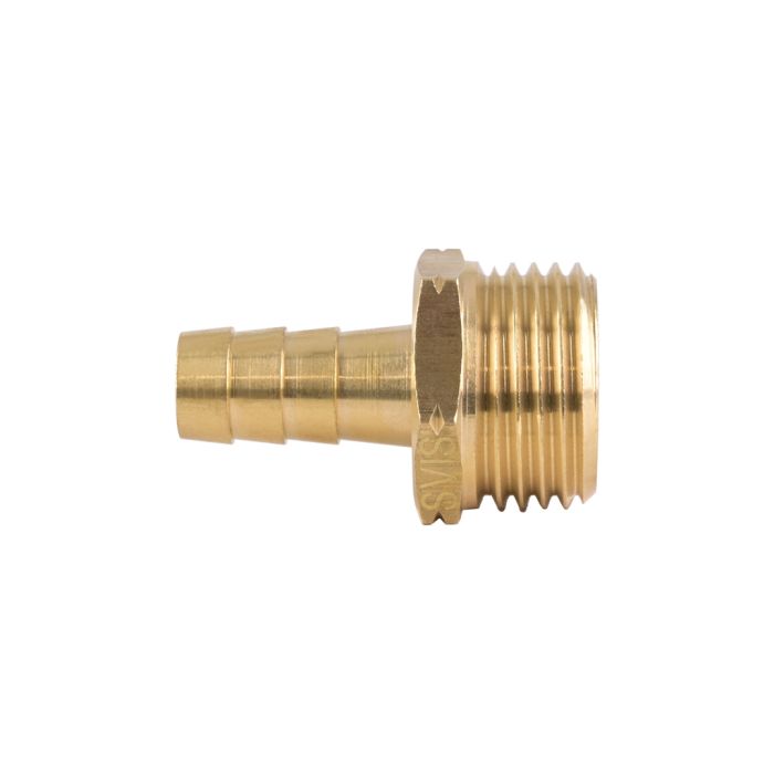 1/2" to 14 mm brass push-fit adapter.