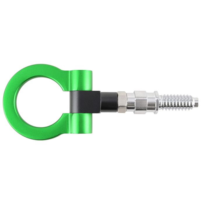 Gancho de remolque redondo Jr.Spec M16x3.0 verde