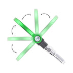 Gancho de remolque redondo Jr.Spec M16x3.0 verde