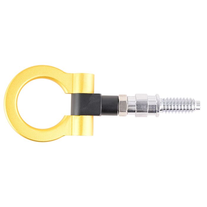 Gancho de remolque redondo Jr.Spec M16x3.0 amarillo