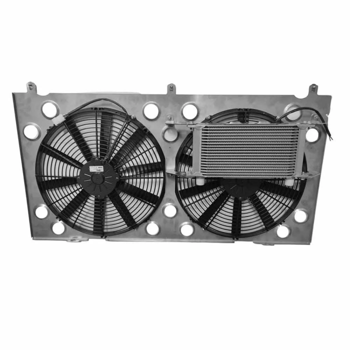 IOD Performance aluminum radiator stainless steel fan shroud for Nissan Patrol Y61