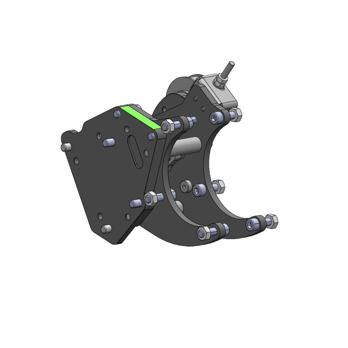 High Mount AC Compressor Bracket IOD Performance for GM LS1 LS2 LS3