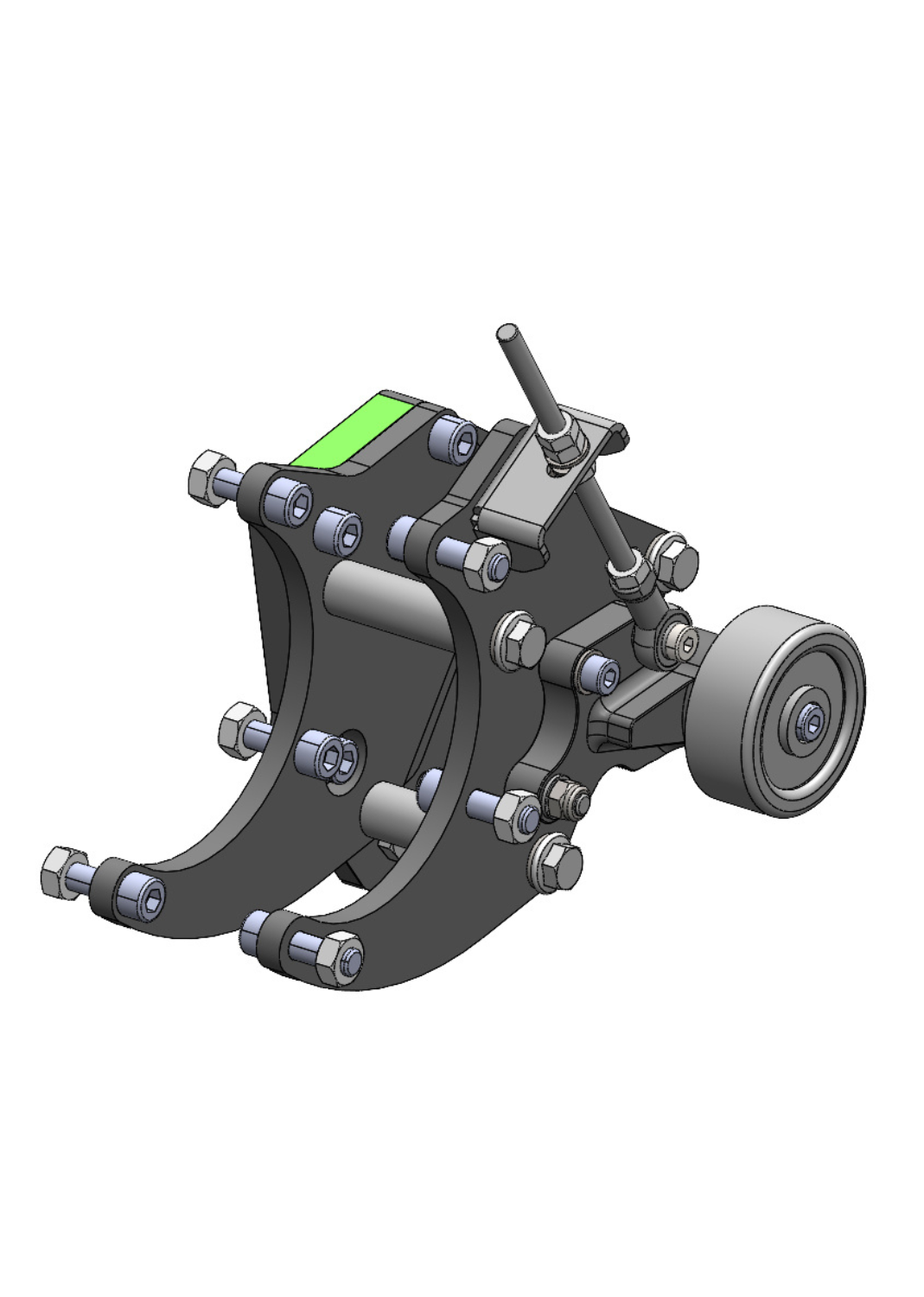 Soporte alto del compresor de aire acondicionado IOD Performance para GM LQ4 LQ9