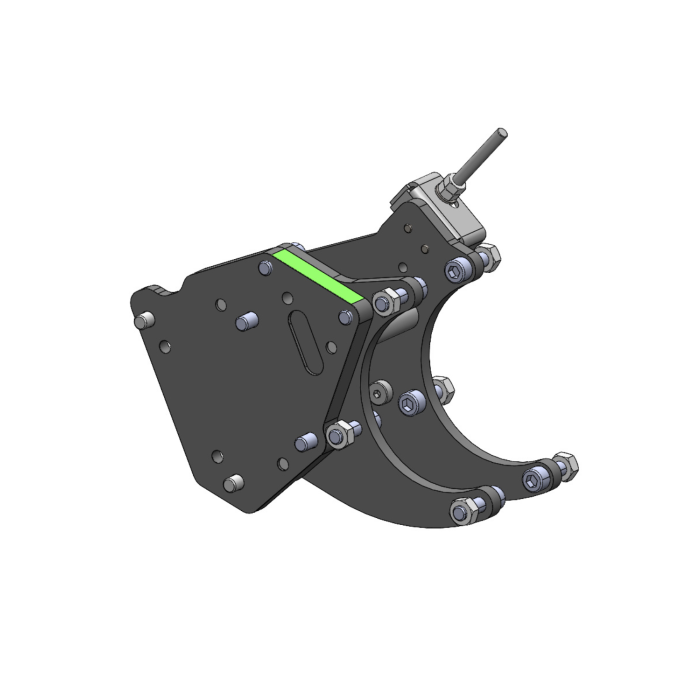 Soporte de compresor de aire acondicionado de montaje alto IOD Performance para GM LQ4 LQ9