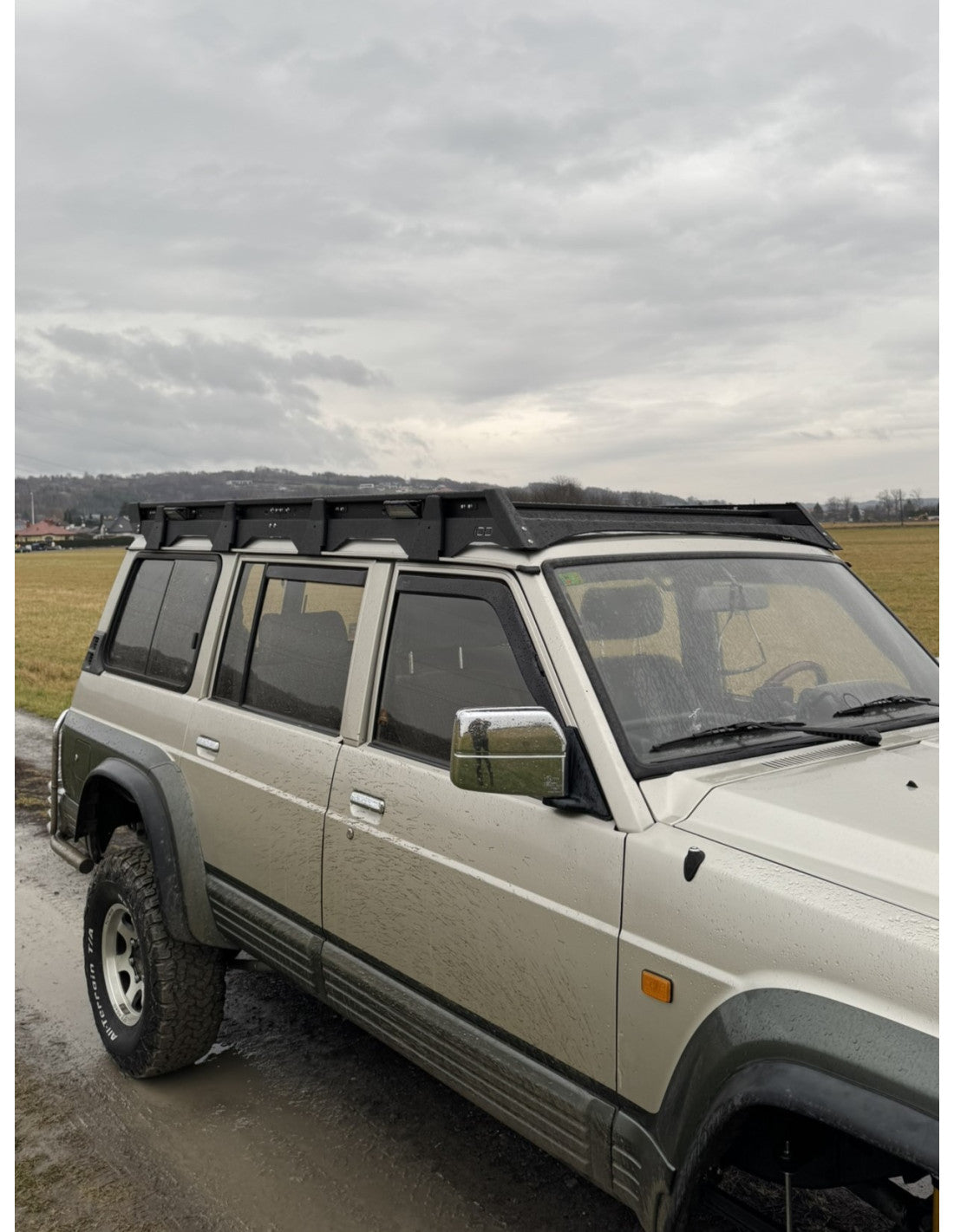 Baca de aluminio larga con retroiluminación IOD Performance para Nissan Patrol Y60 LWB