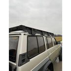 Baca de techo larga de aluminio con retroiluminación IOD Performance para Nissan Patrol Y60 LWB