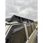 Baca de techo larga de aluminio con retroiluminación IOD Performance para Nissan Patrol Y60 LWB